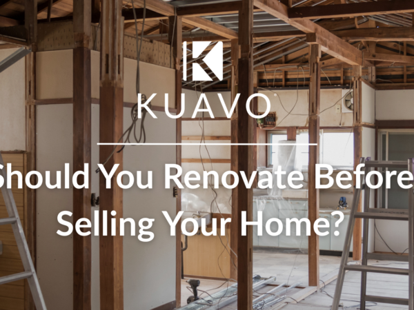 Should You Renovate Before Selling Your Home?